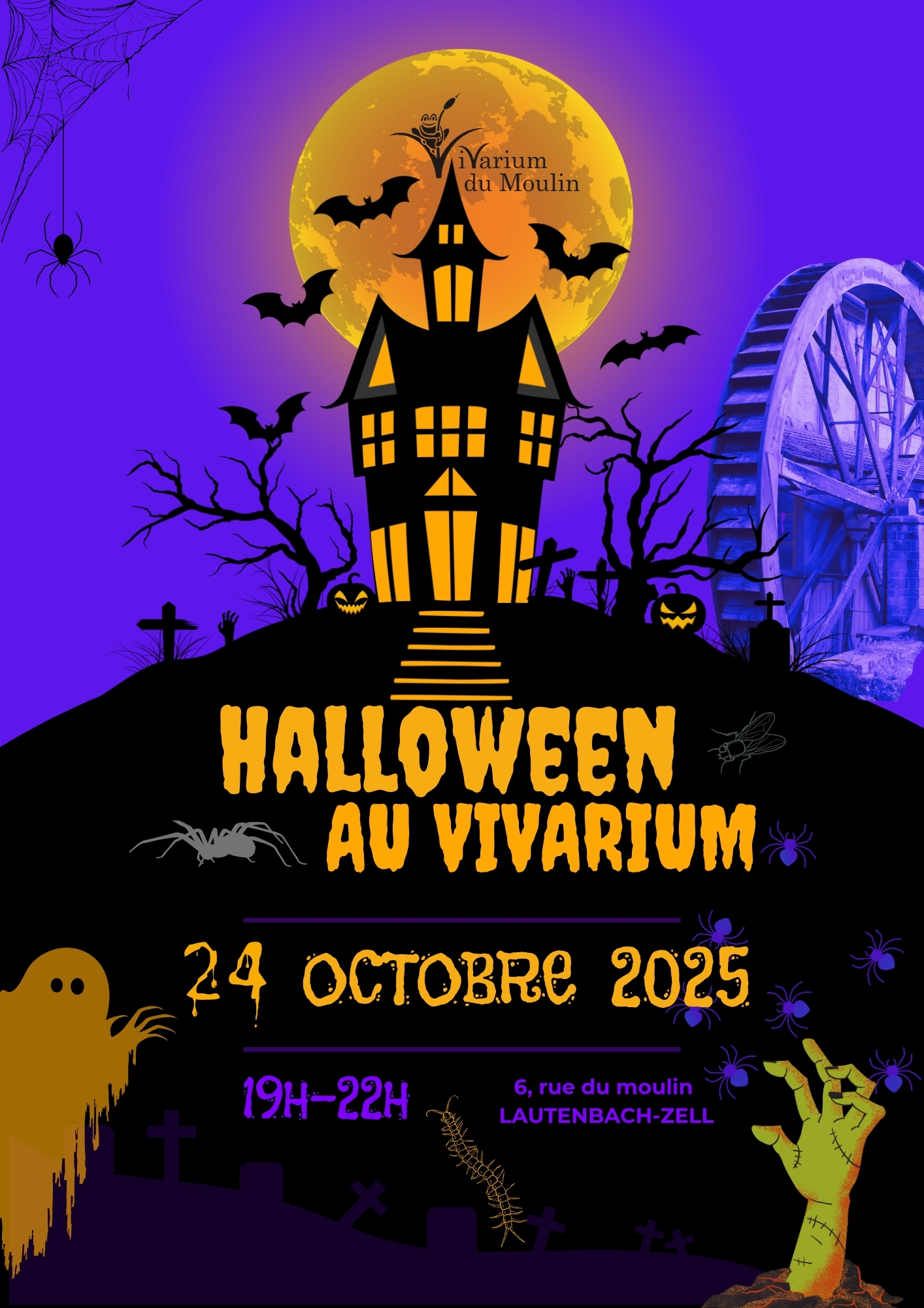Soirée Halloween au Vivarium