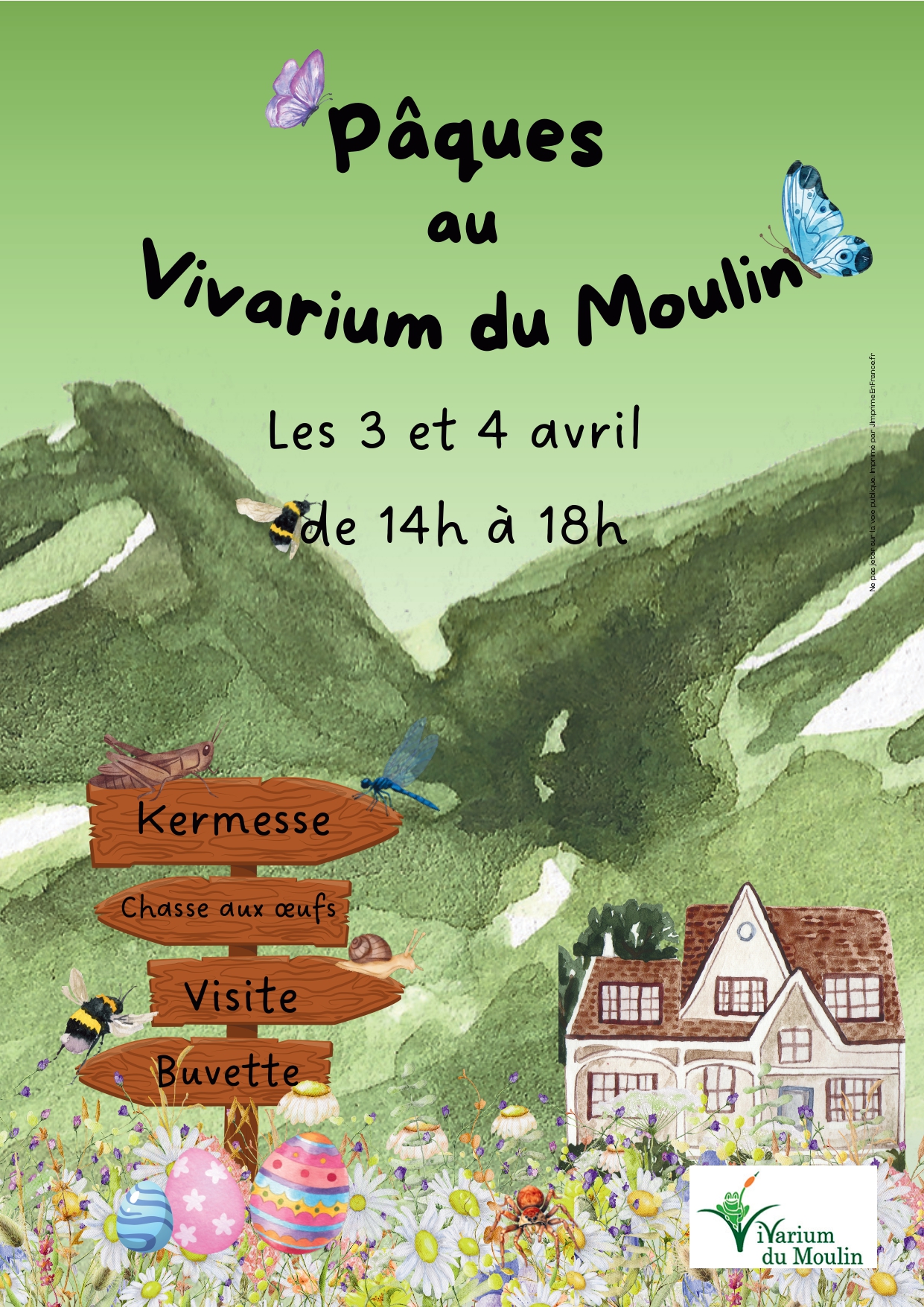 Chasse aux oeufs au Vivarium