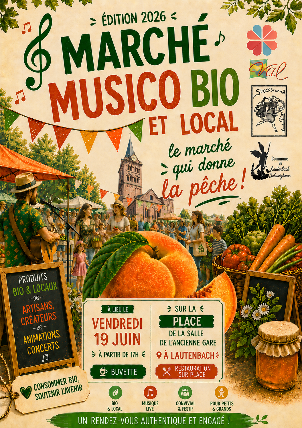 Le Vivarium au Marché Musico-Bio de Lautenbach
